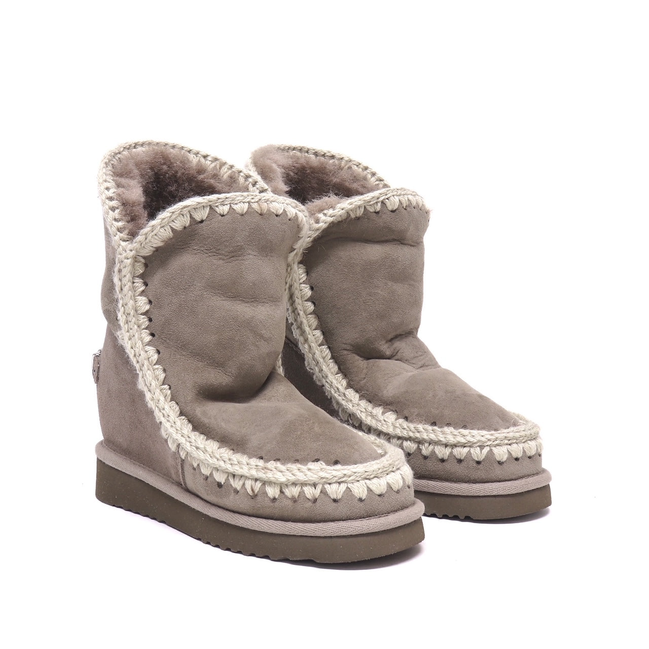 Mou Tronchetto Inner Wedge Short Metallic Logo