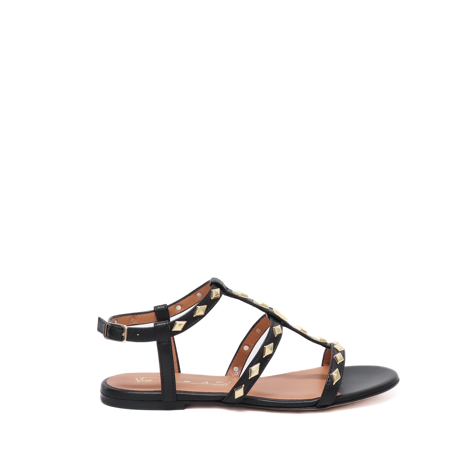 Via Roma 15 Studded Sandal