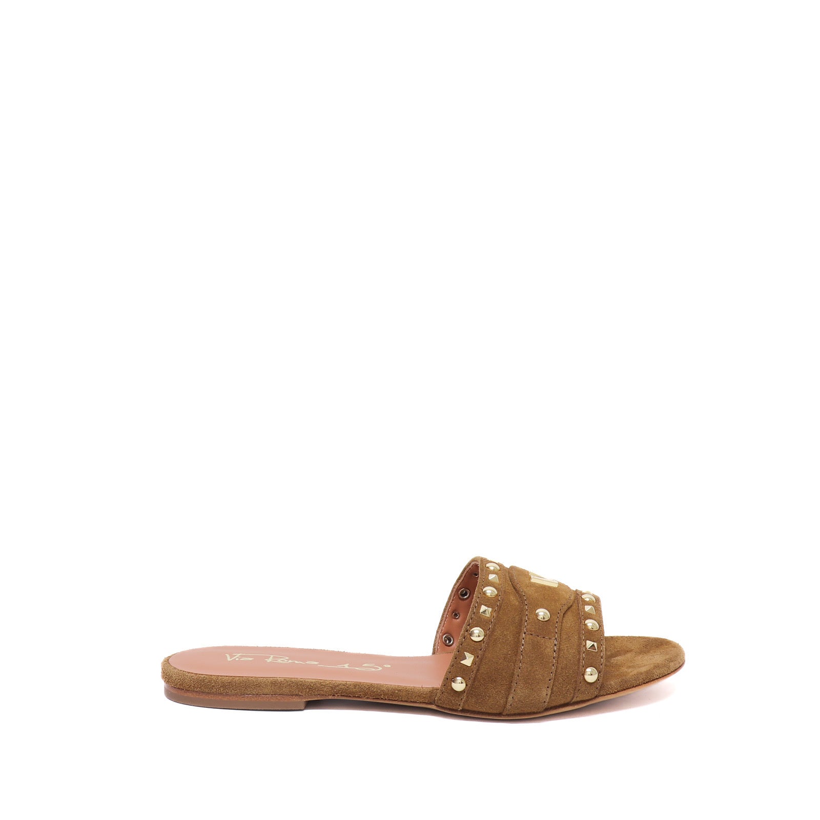 Via Roma 15 Studded Slippers
