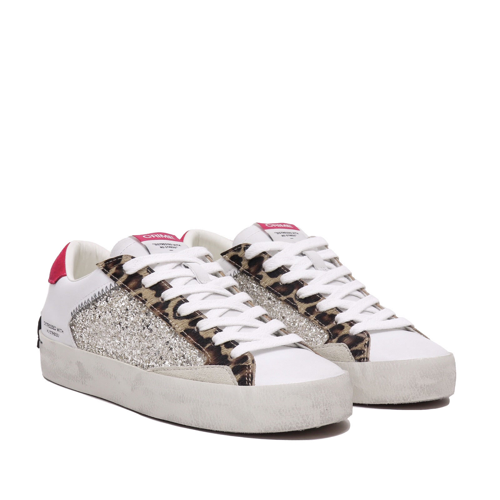 Crime London Sneaker Distressed W