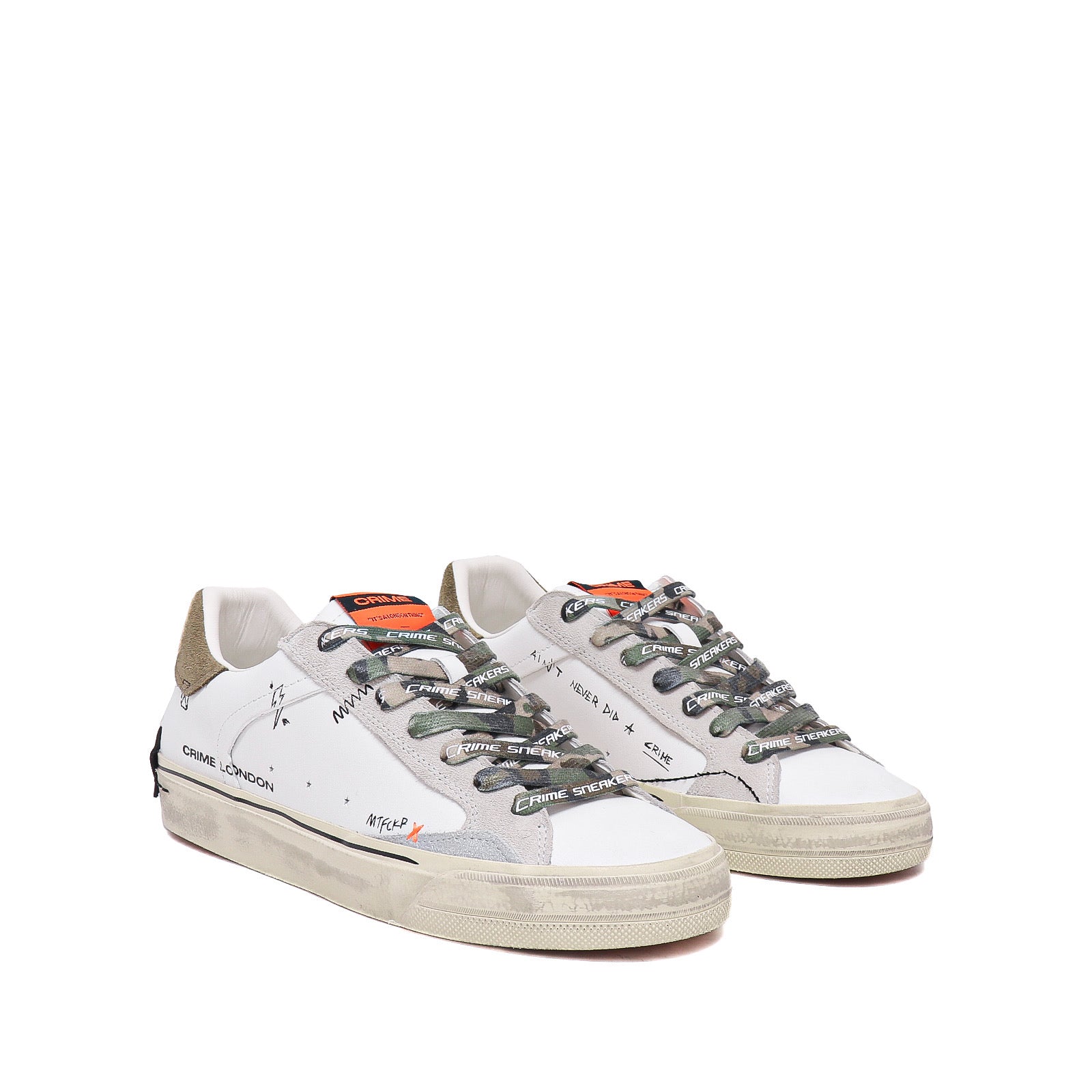Crime London Sneaker Distressed