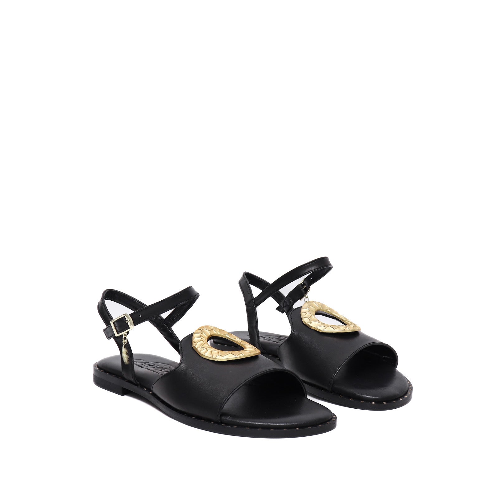 Caryatis Black Sandal