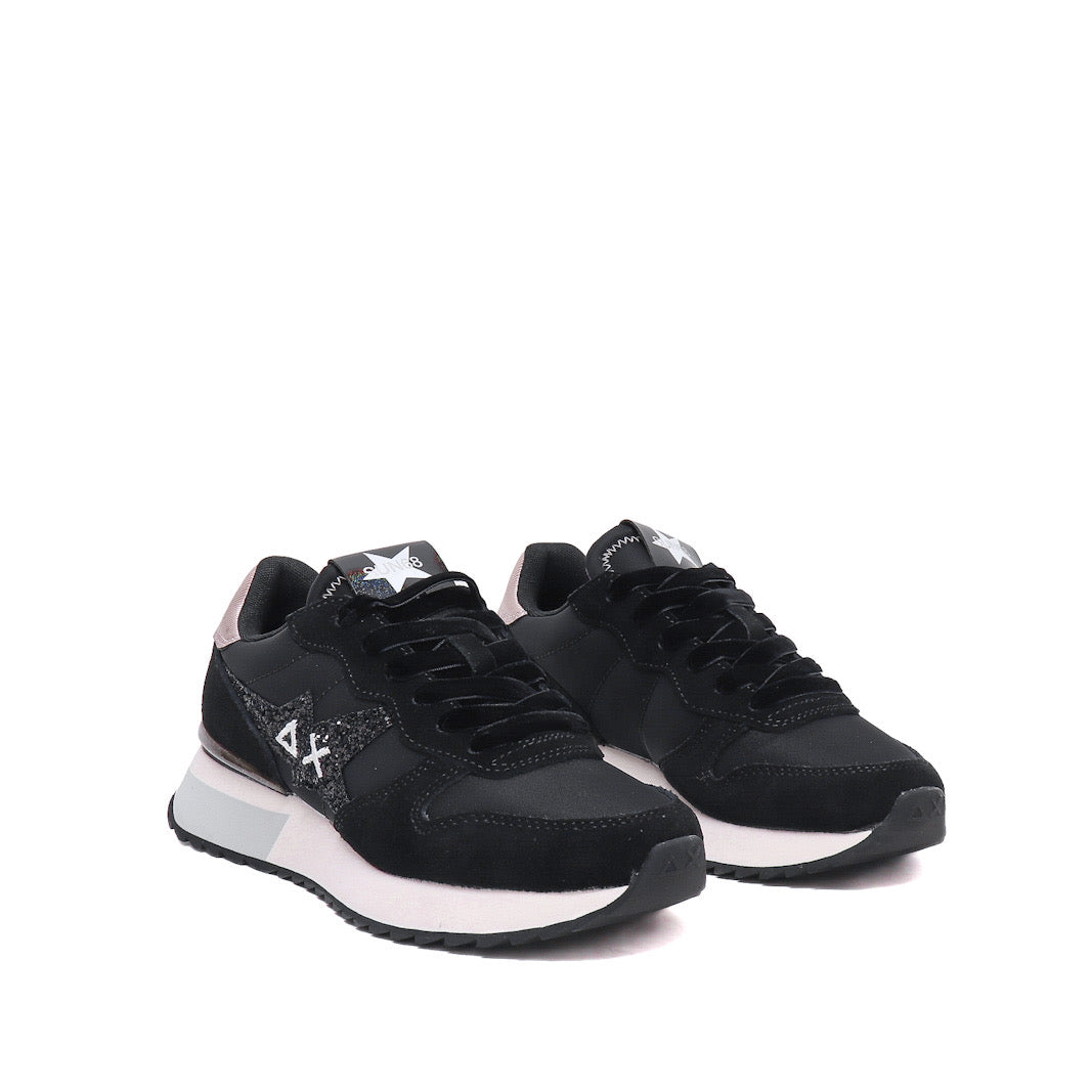 Sun68 Stargirl Glitter Logo Sneaker