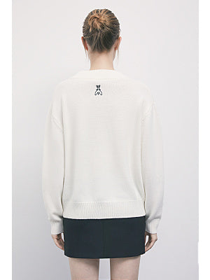 Patrizia Pepe Slogan Sweater