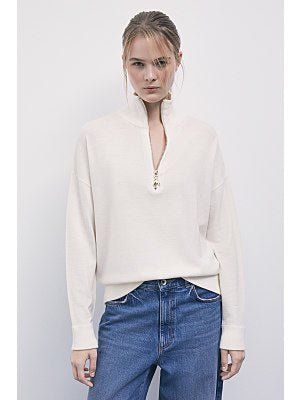 Patrizia Pepe Zip Sweater