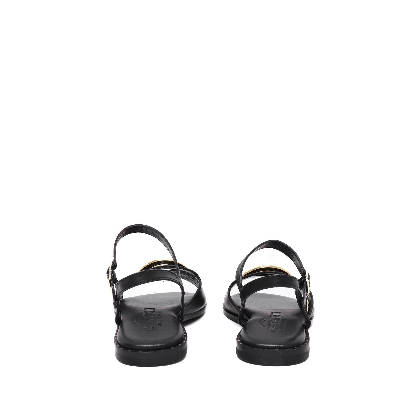 Caryatis Black Sandal