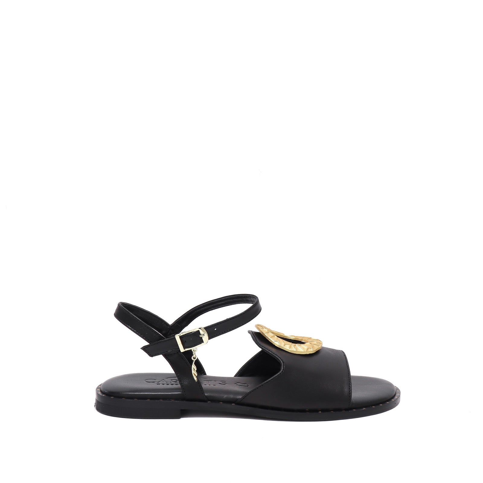 Caryatis Black Sandal