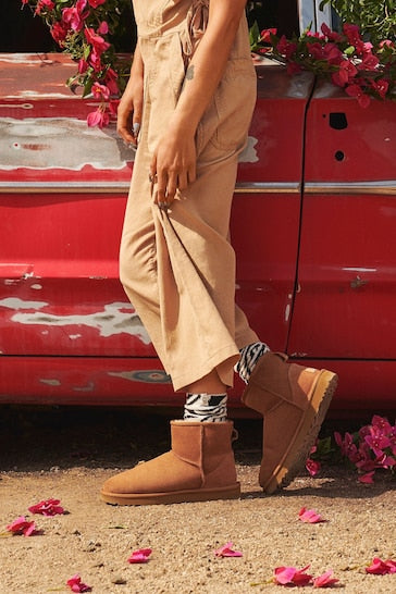 UGG Mini Classic II Chest Ankle Boots
