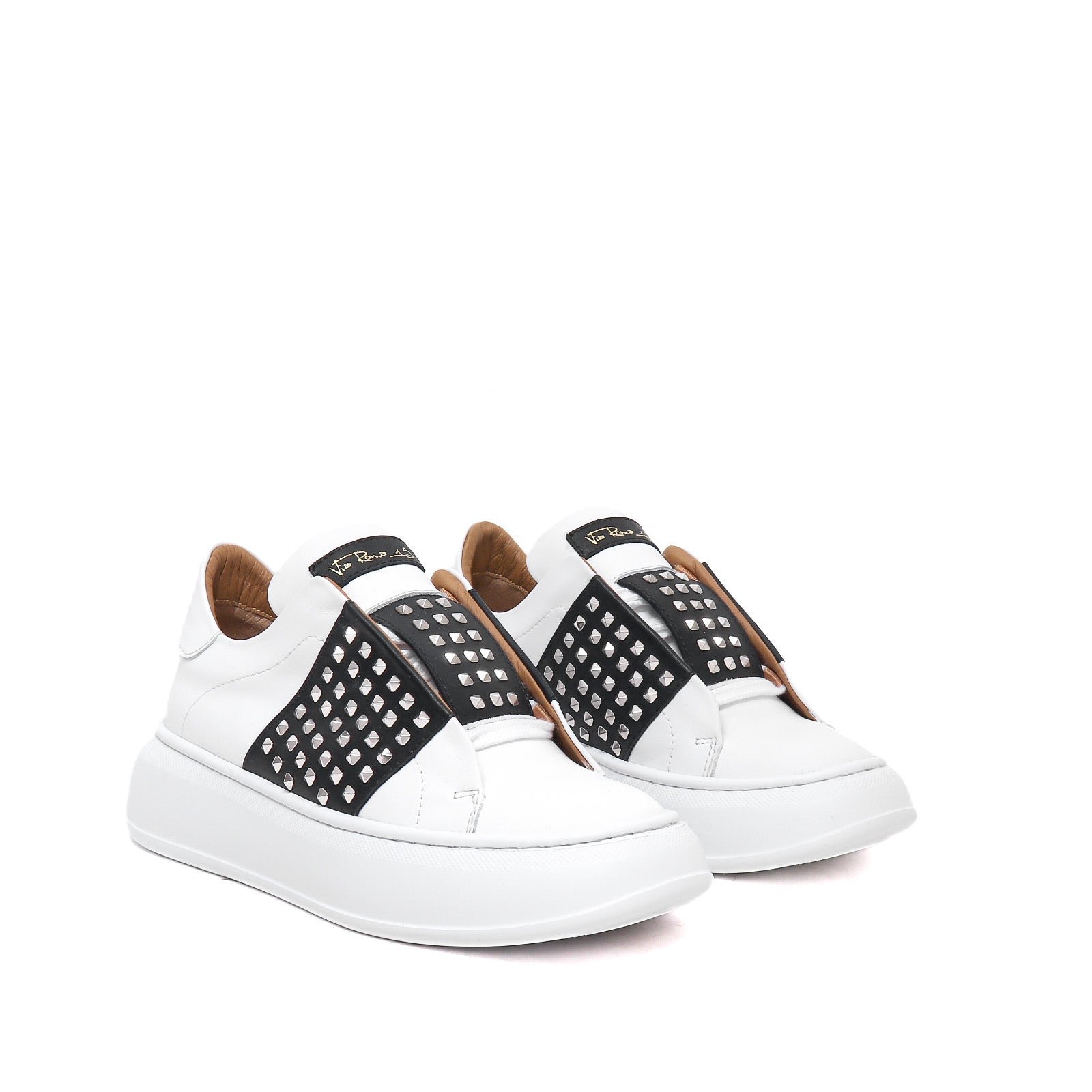 Via Roma 15 Sneaker Borchie