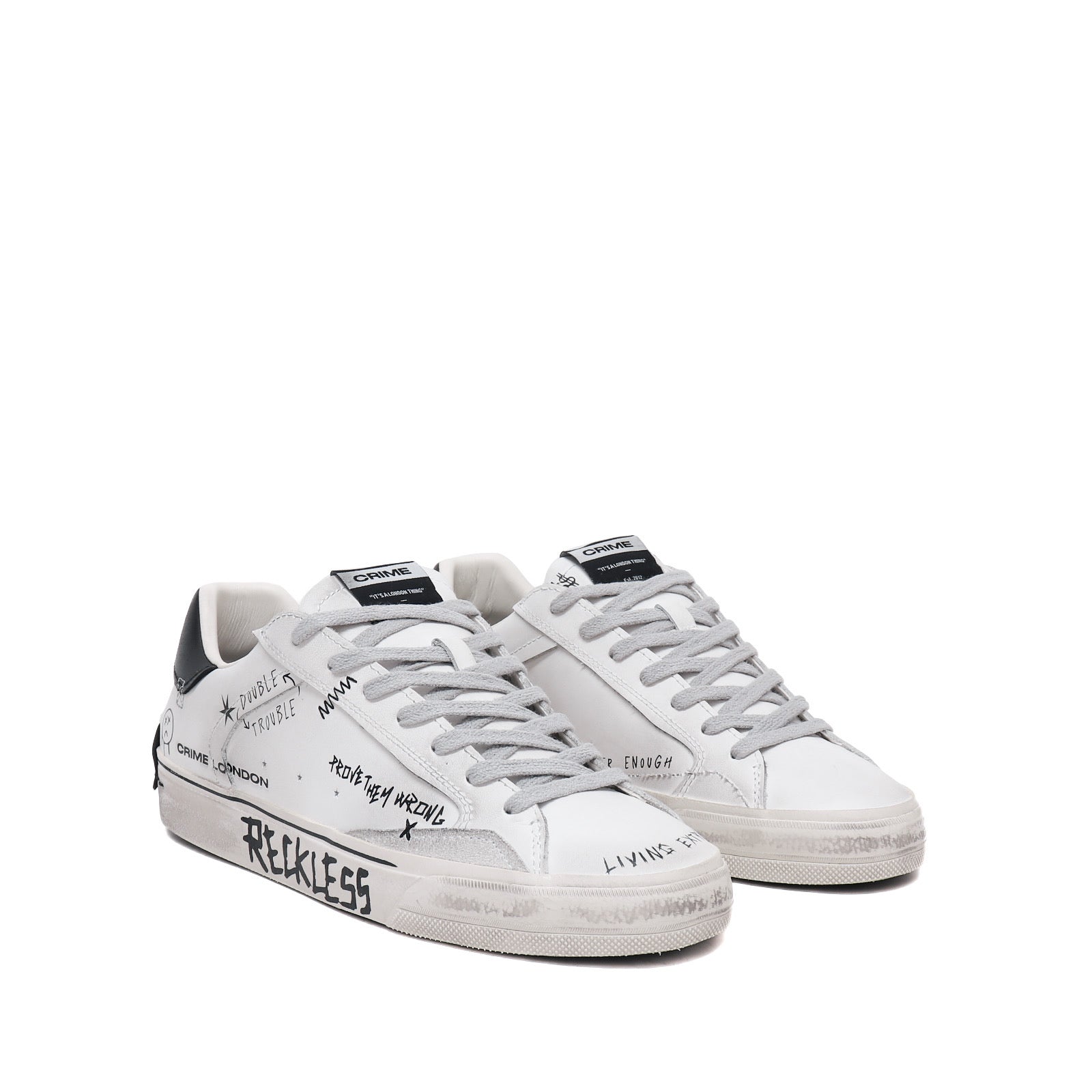 Crime London Sneaker Distressed