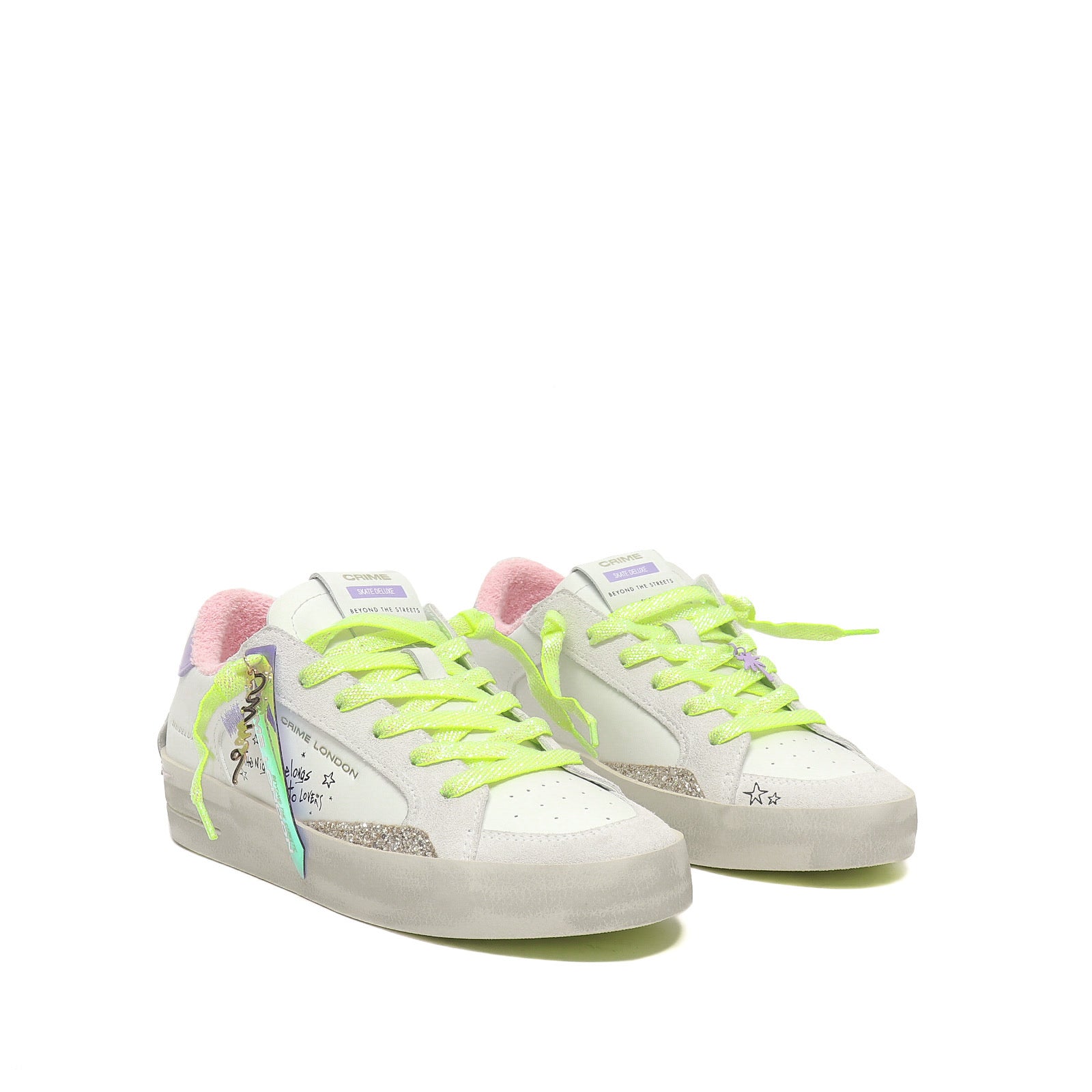 Crime London Sneaker SK8 Deluxe Electric Kiss
