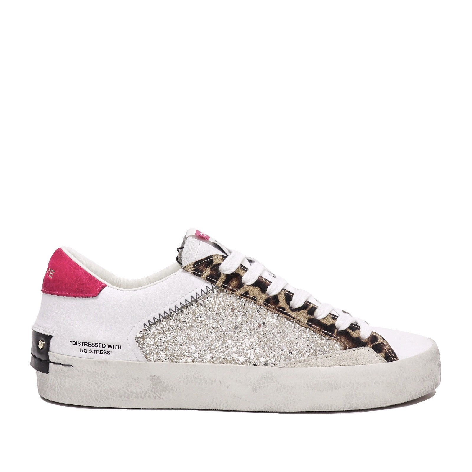 Crime London Sneaker Distressed W