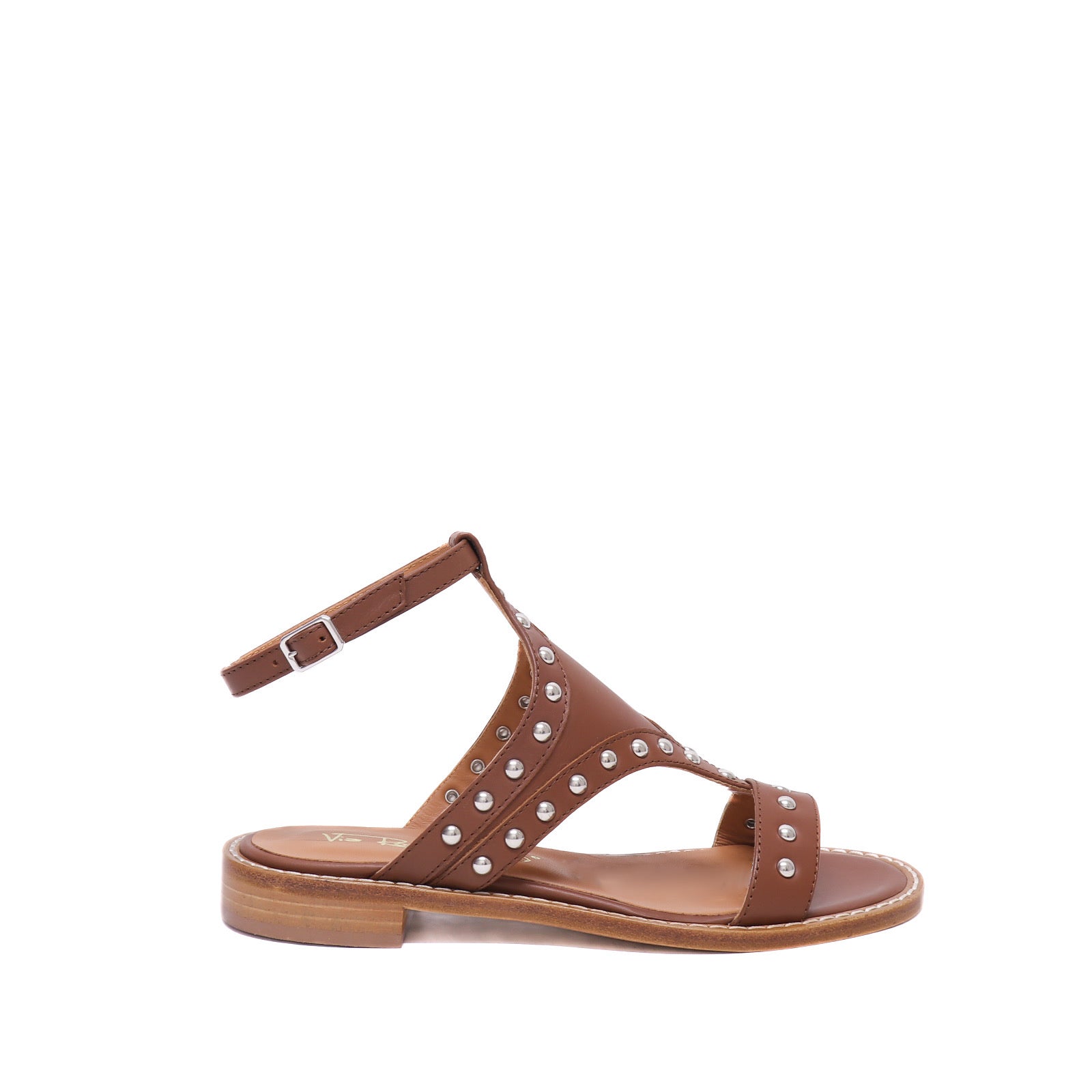 Via Roma 15 Leather Sandal