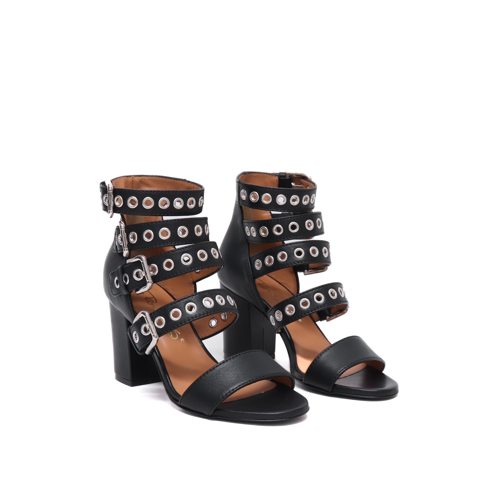 Via Roma 15 Sandalo Nero