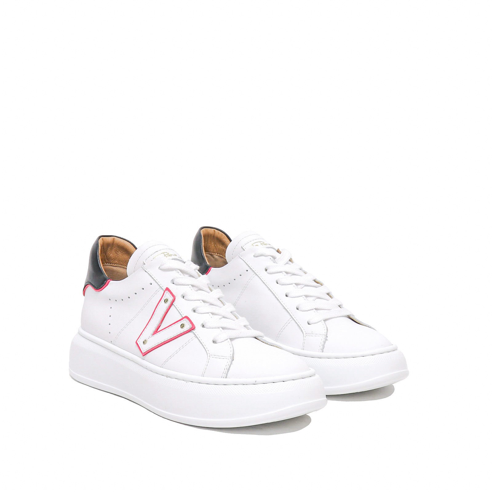 Via Roma 15 Sneaker Bianco/pink