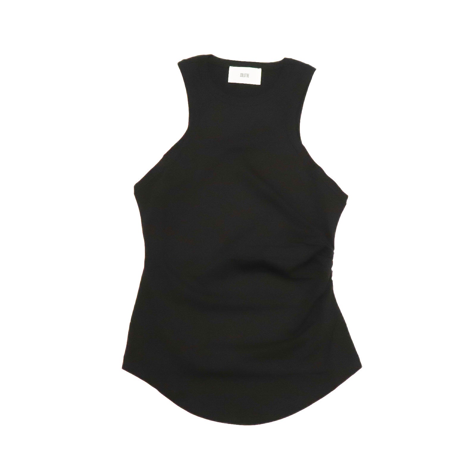 Solotre Black Tank Top
