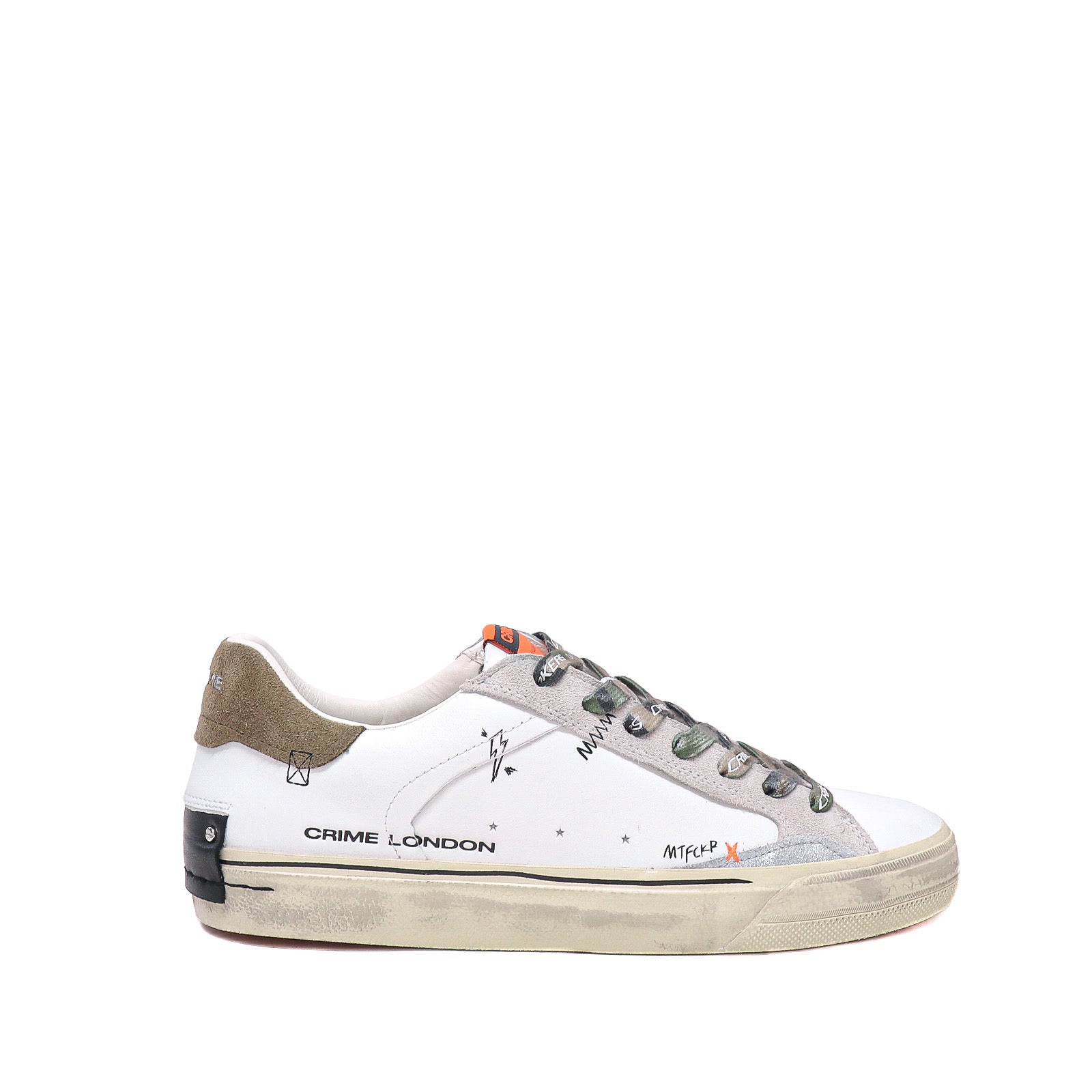 Crime London Sneaker Distressed
