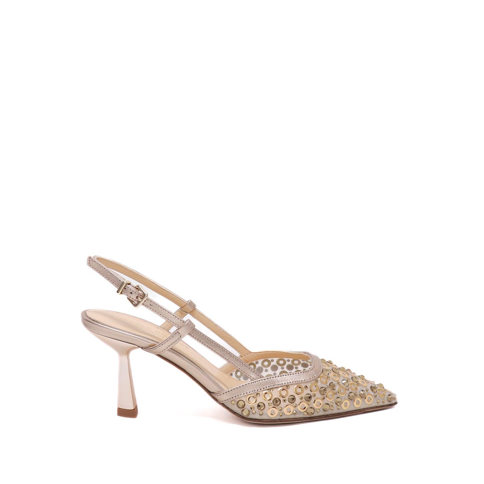 Nicole Bonnet Slingback Rhinestone