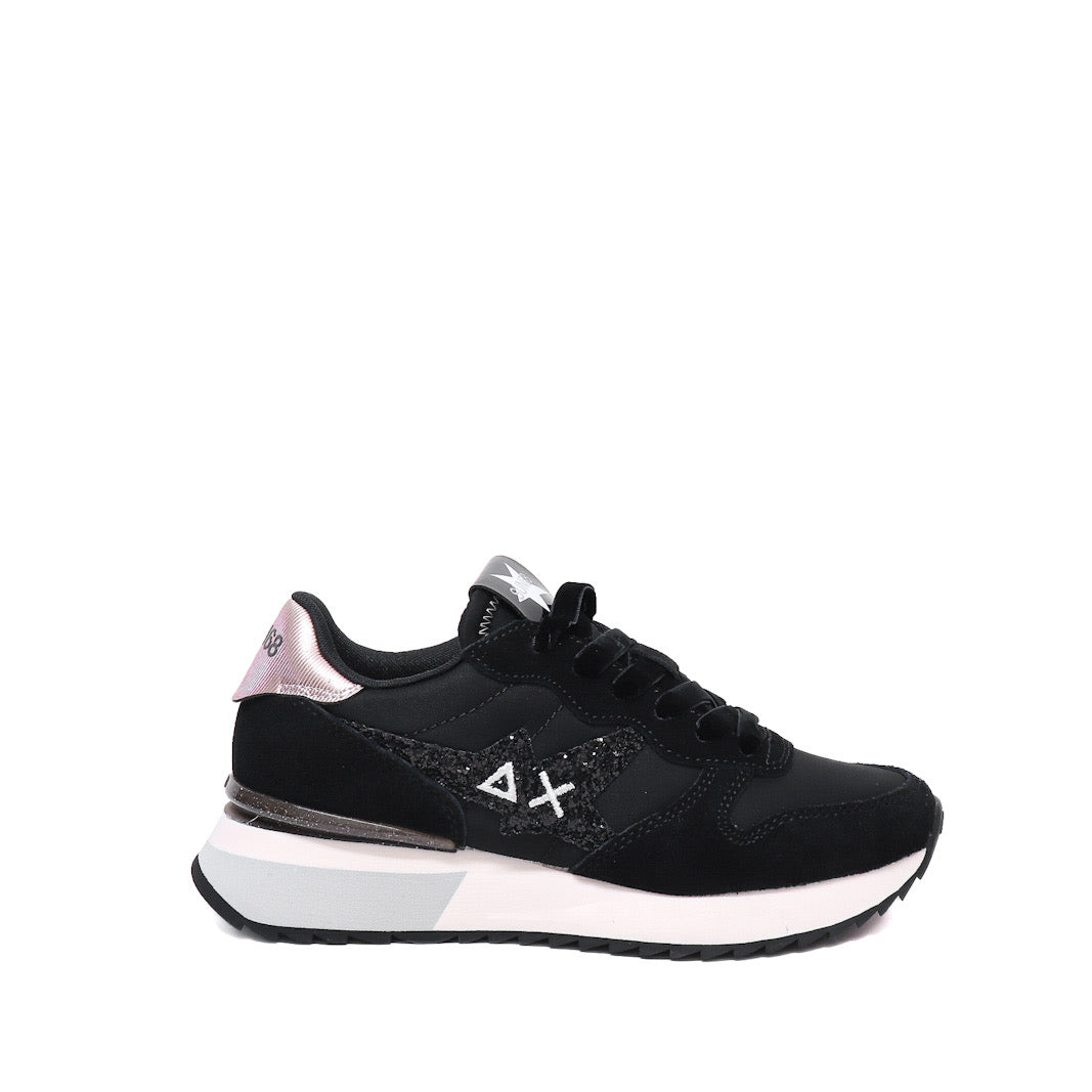 Sun68 Stargirl Glitter Logo Sneaker