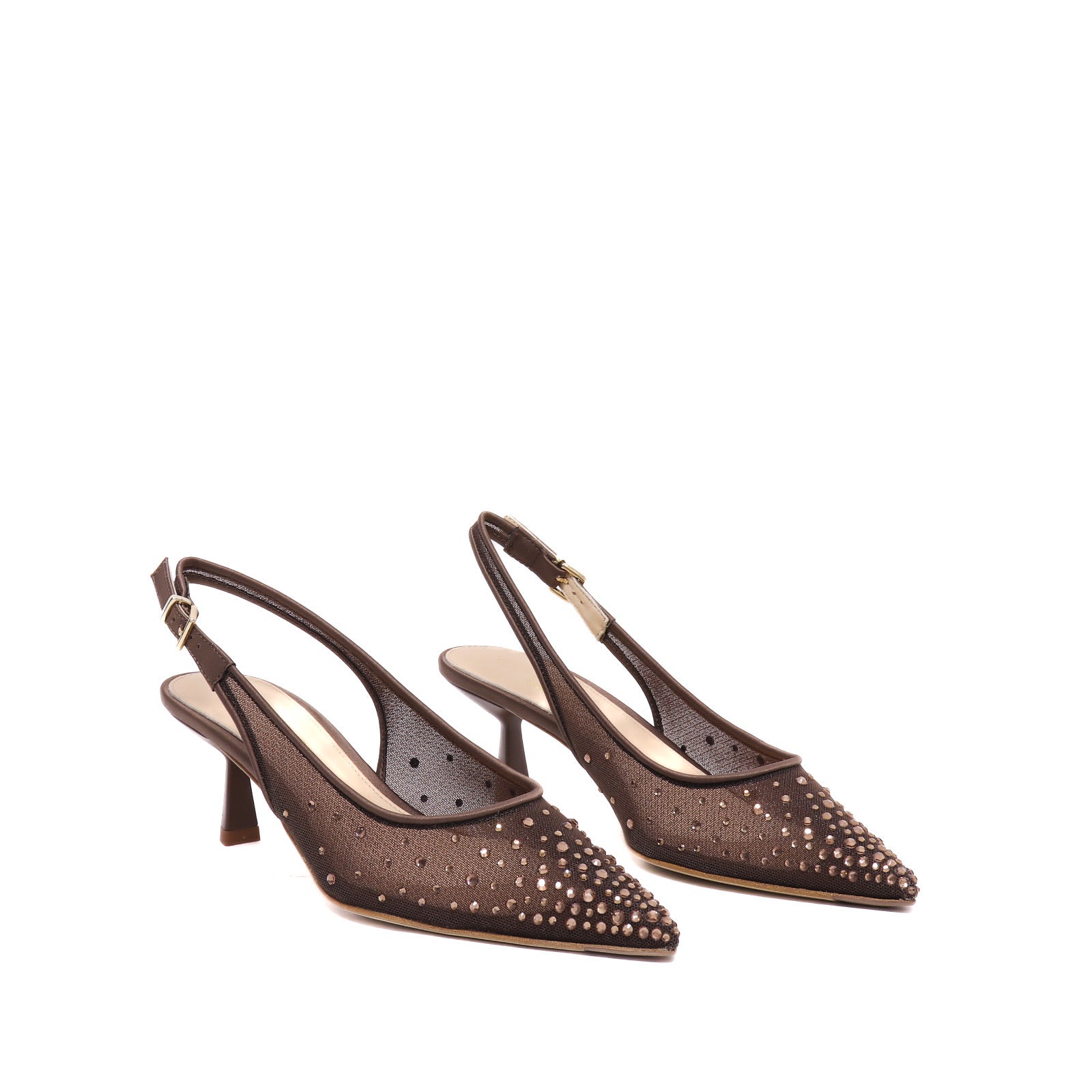 Nicole Bonnet Slingback Rhinestone