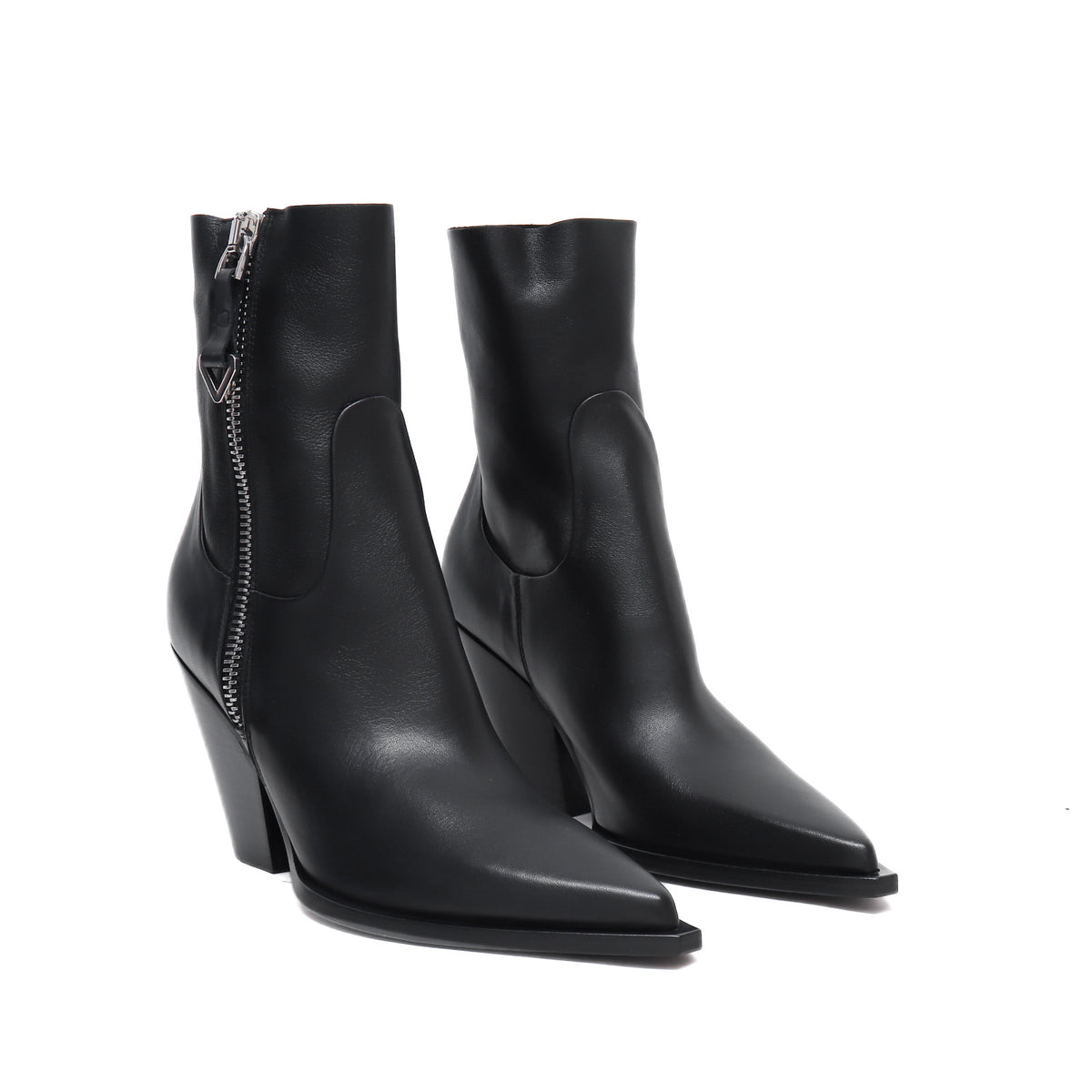 Elena Iachi Black Ankle Boots