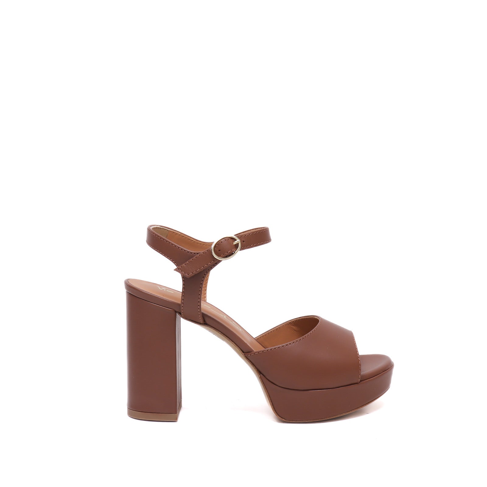 Via Roma 15 Sandalo Cuoio