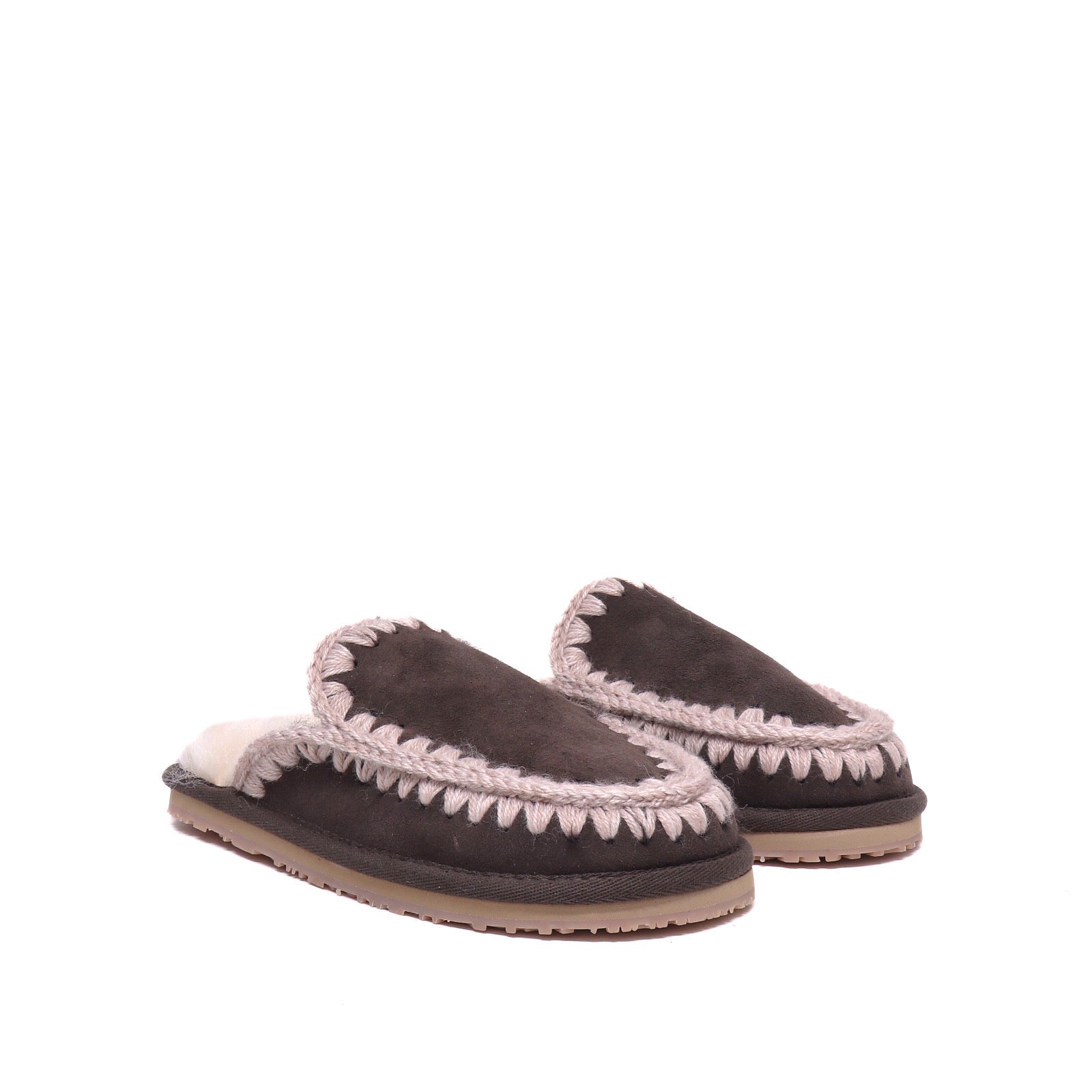 Mou Ciabatta Slipper Full Eskimo Stitch