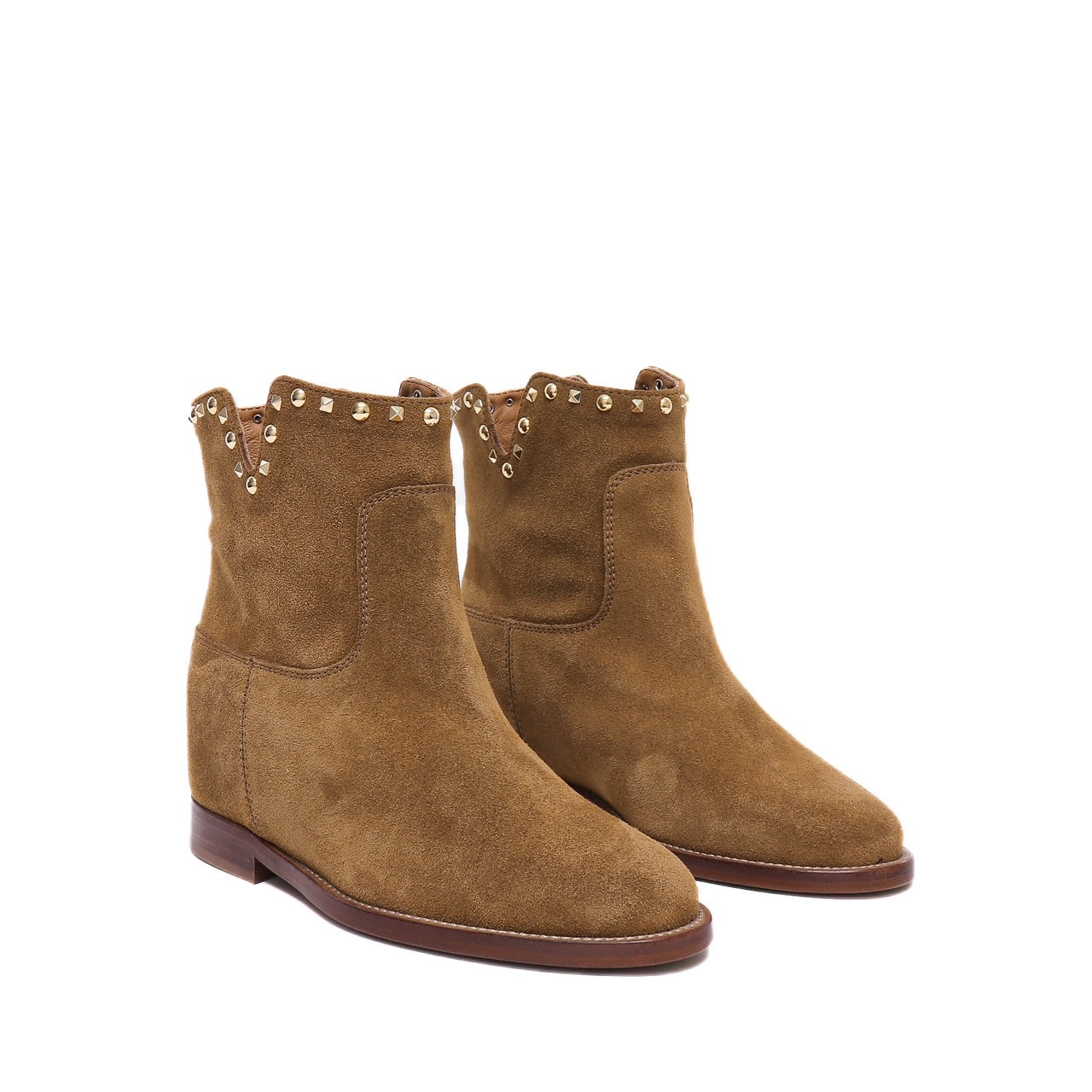 Via Roma 15 Studded ankle boot