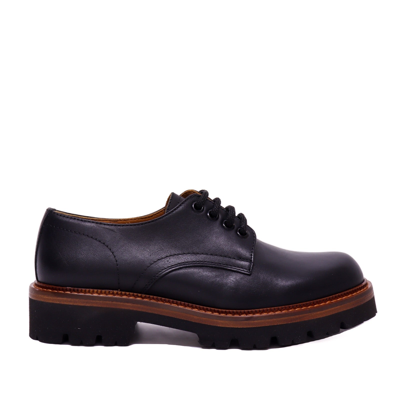 Louis Gerardier Black Lace-up