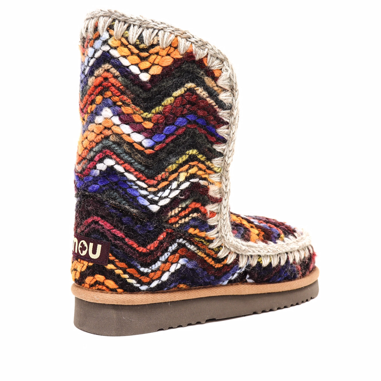 Mou Eskimo Wool Fabric Ankle Boot
