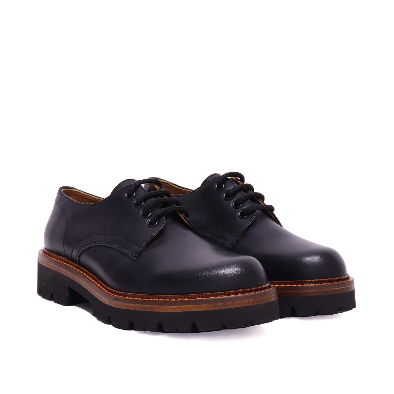 Louis Gerardier Black Lace-up