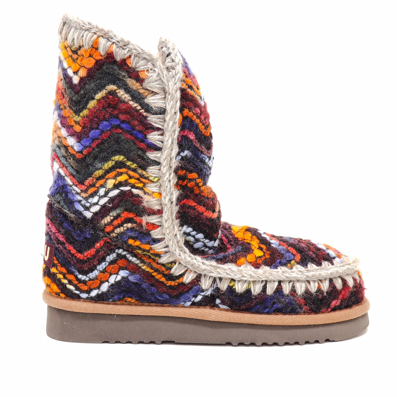 Mou Eskimo Wool Fabric Ankle Boot