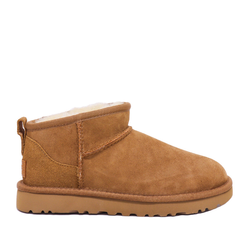 Ugg Classic Ultra Mini Chestnut Ankle Boots