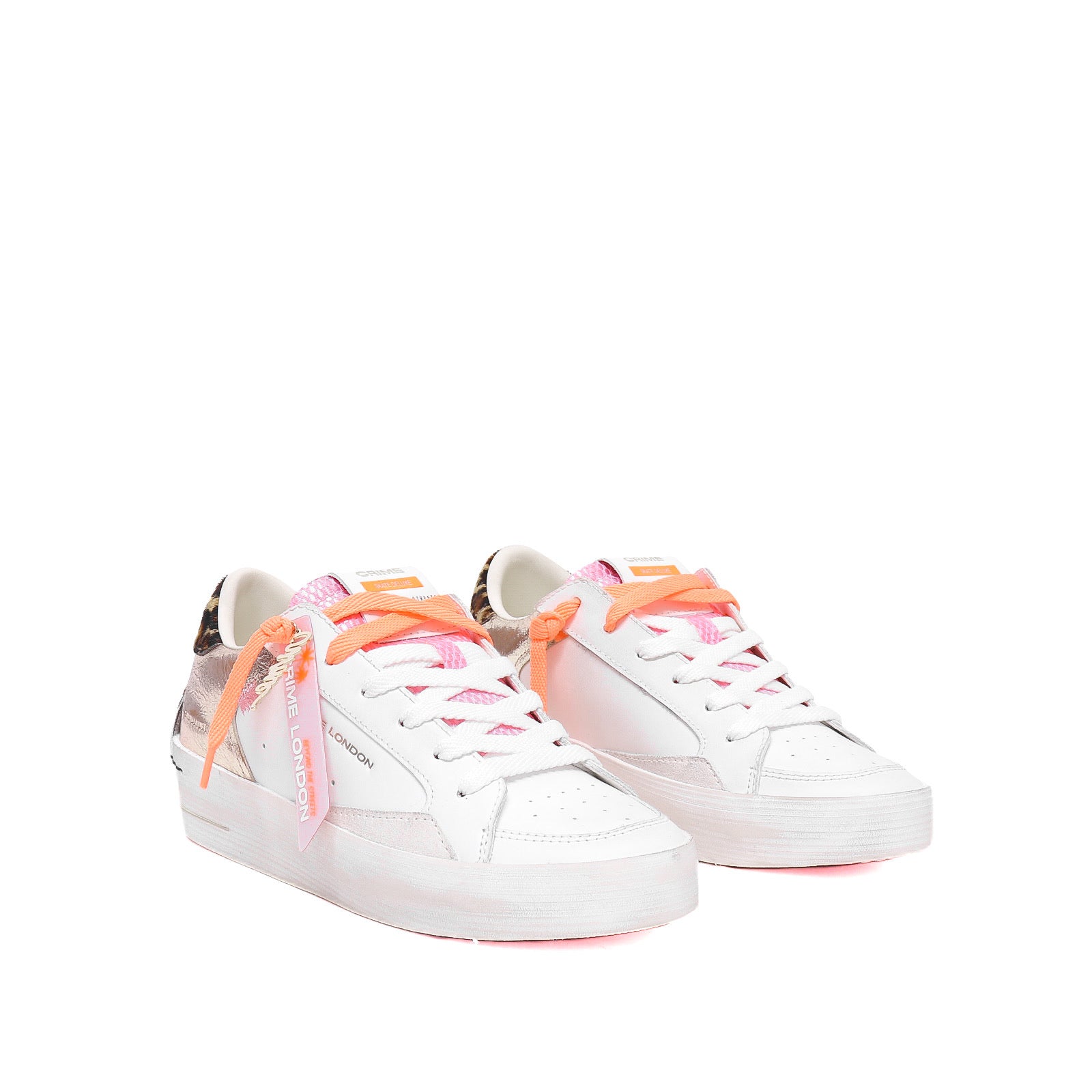 Crime London Sneaker Sk8 Deluxe Wedge Tropical