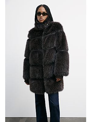 Patrizia Pepe Pelliccia Fluffy Midi