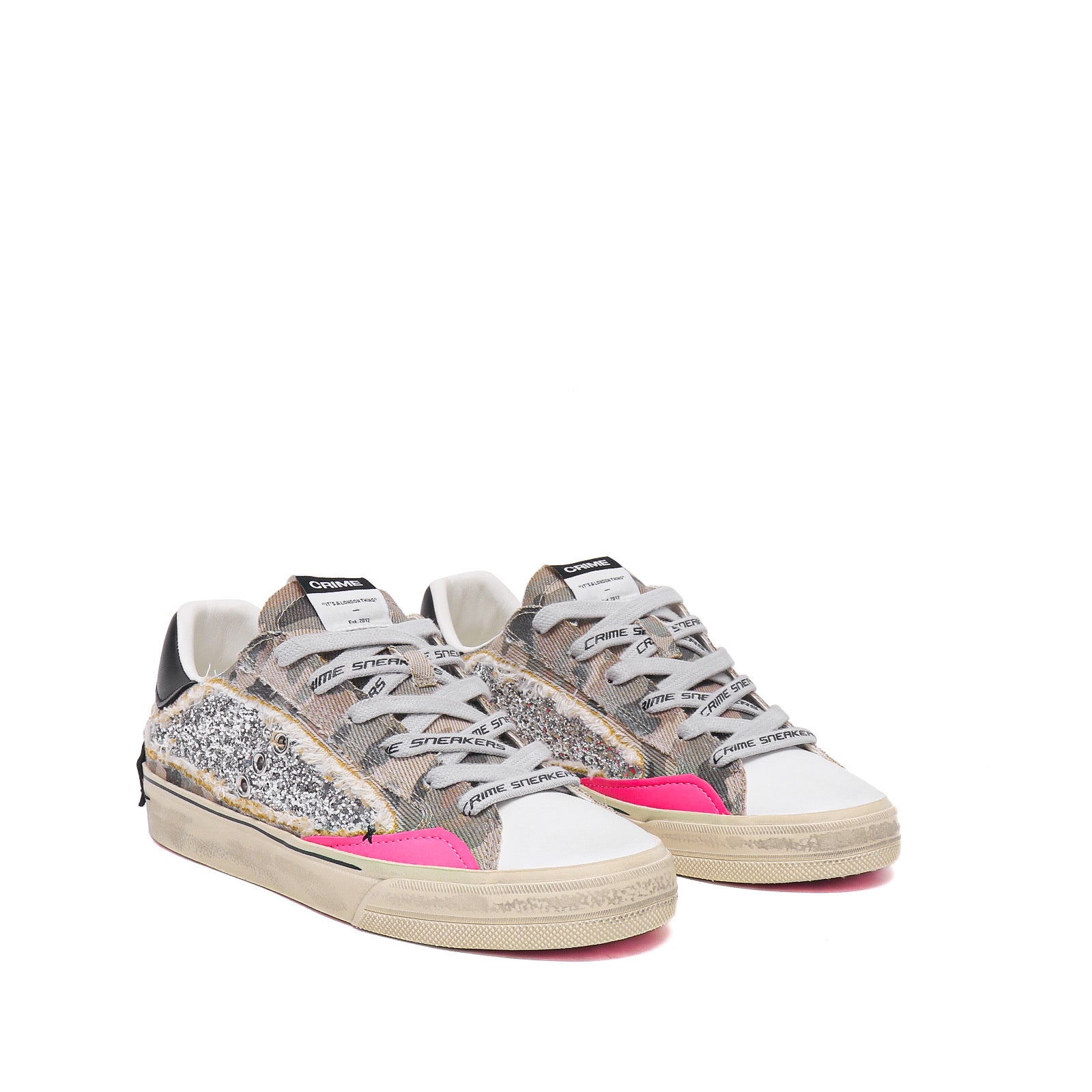 Crime London Sneaker Distressed