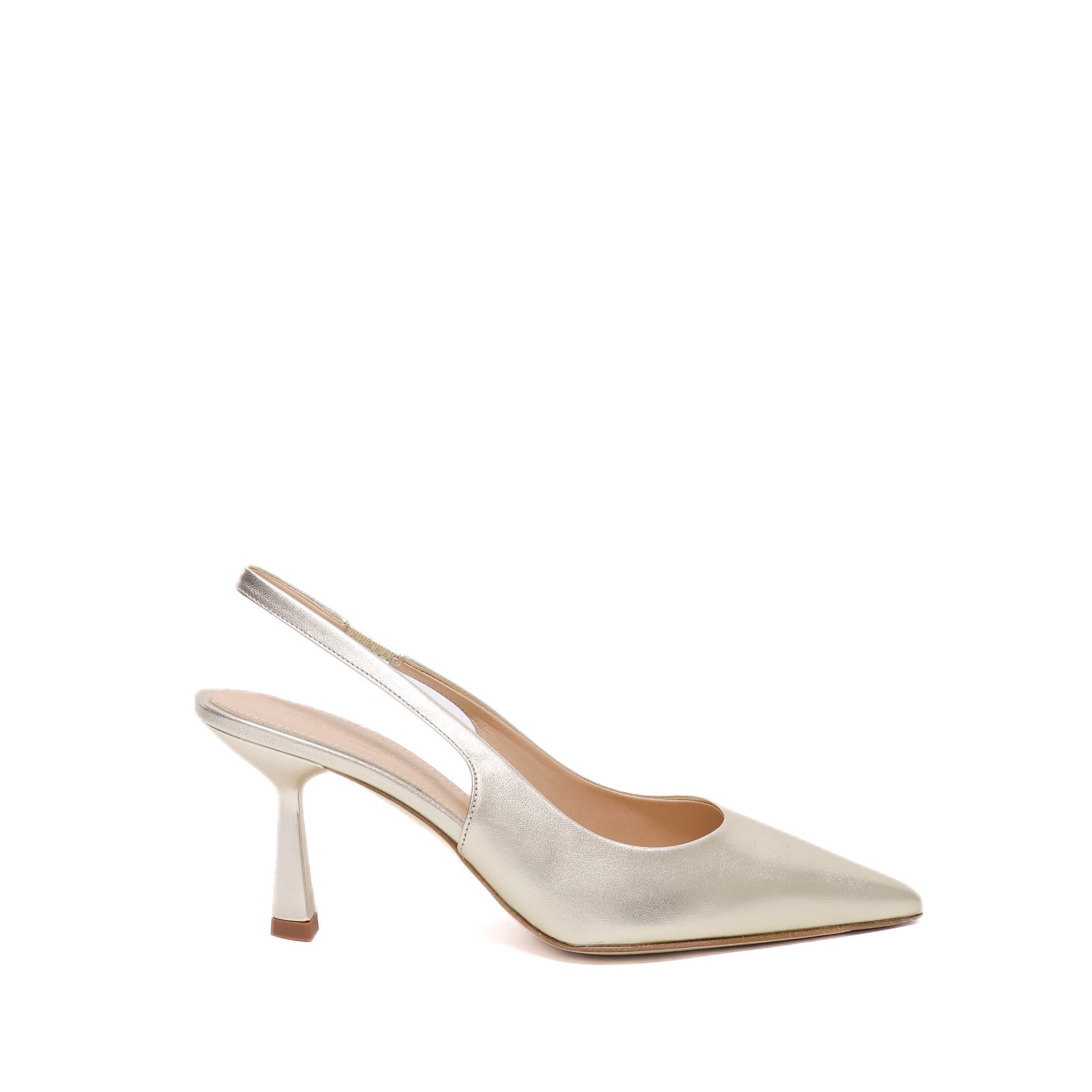 Nicole Bonnet Slingback Platinum