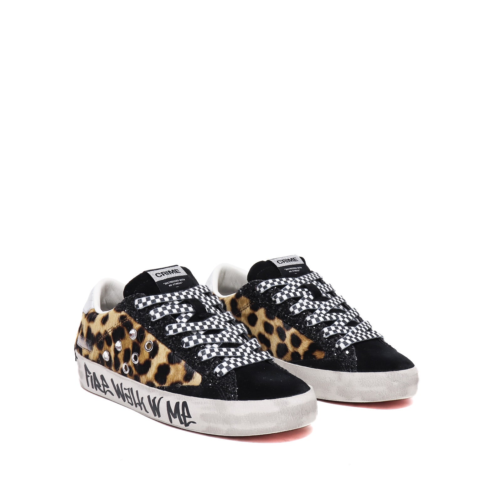 Crime London Sneaker Distressed