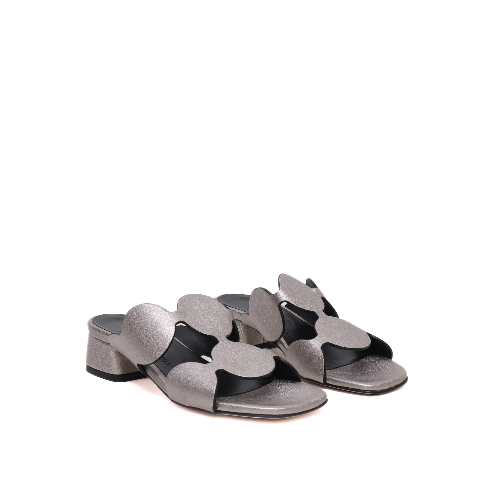 Claudia Peruzzini Anthracite Slipper