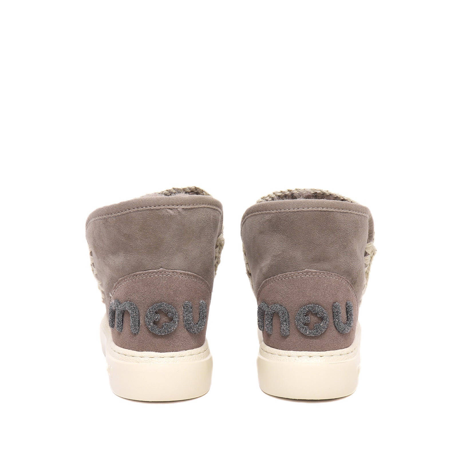 Mou Eskimo Sneaker Ankle Boot Bold Glitter Logo