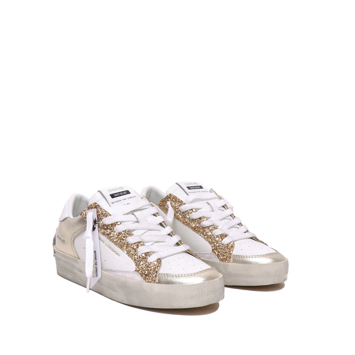 CRIME LONDON SK8 Deluxe Platinum Glam sneaker