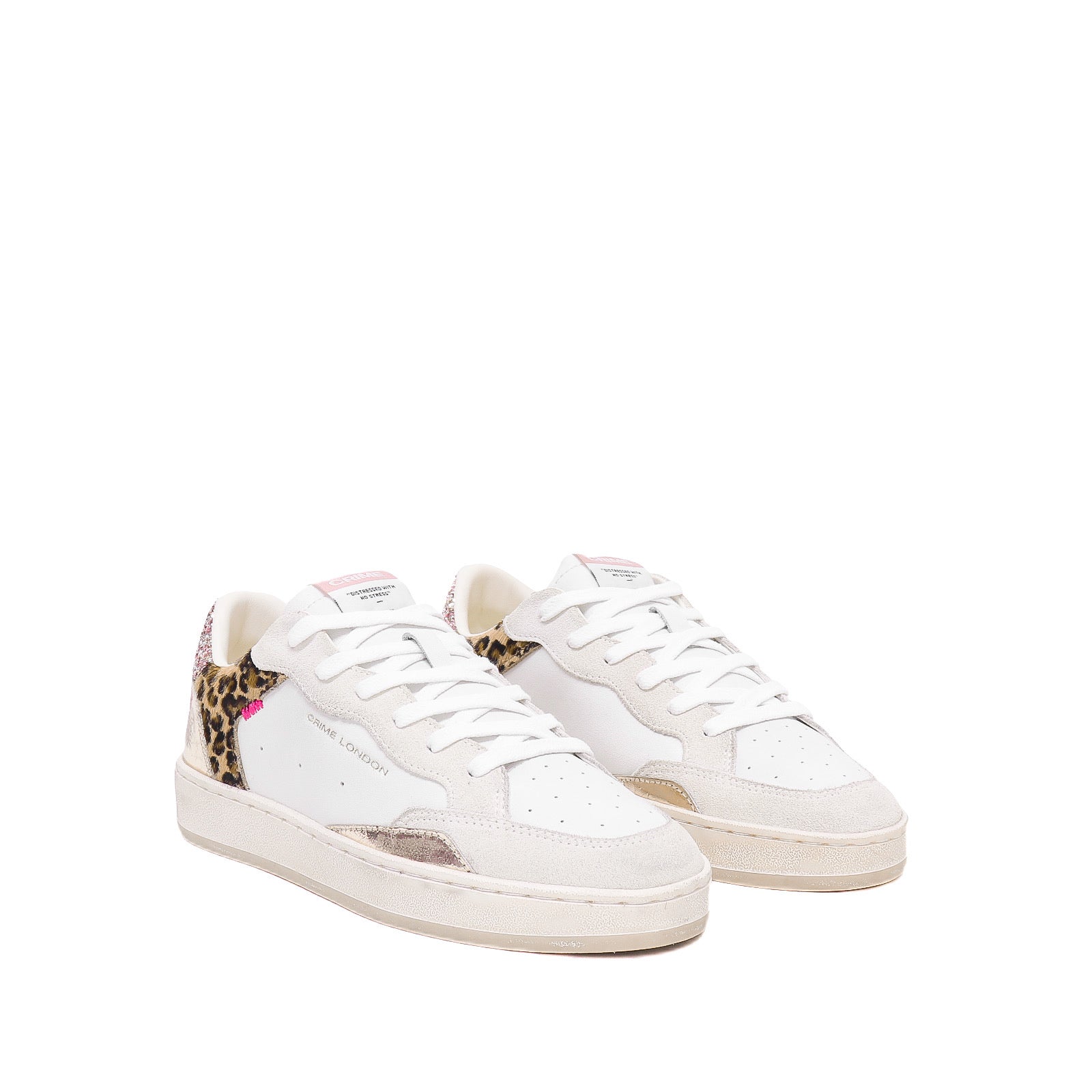 Crime London Chelsea Cheetah sneakers