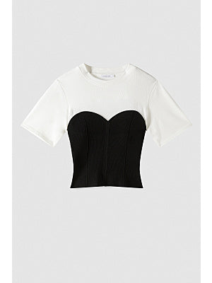 Patrizia Pepe Bustier T-Shirt