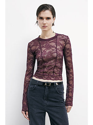 Patrizia Pepe Lace Sweater