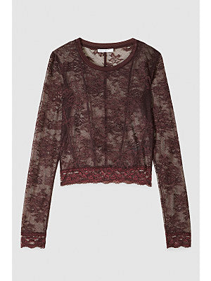 Patrizia Pepe Lace Sweater