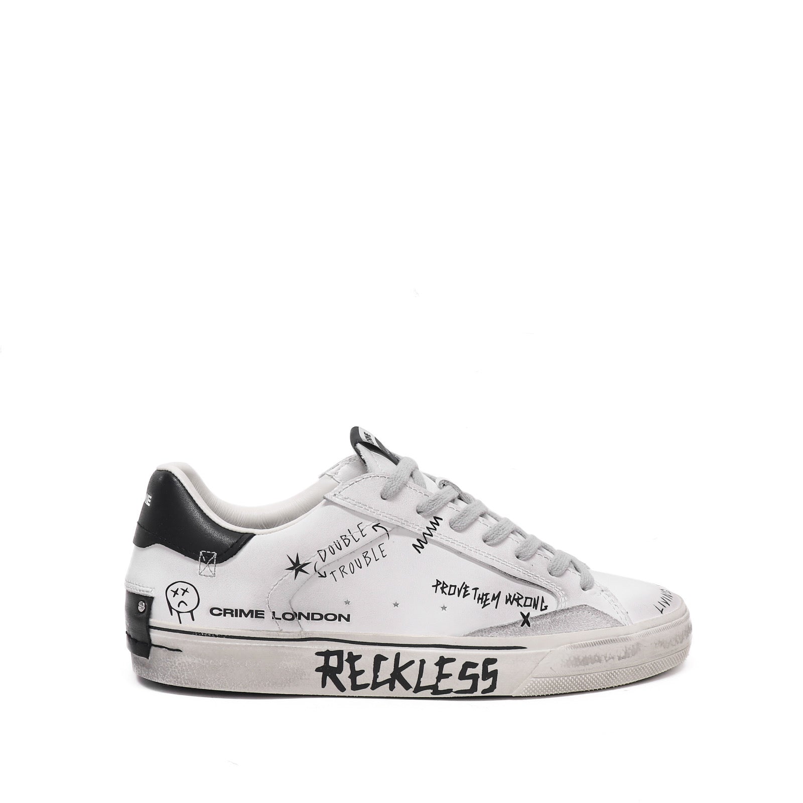 Crime London Sneaker Distressed