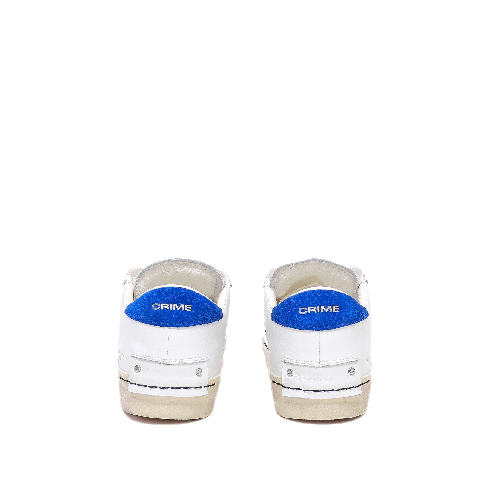 Crime London Sneaker Distressed Cobalt