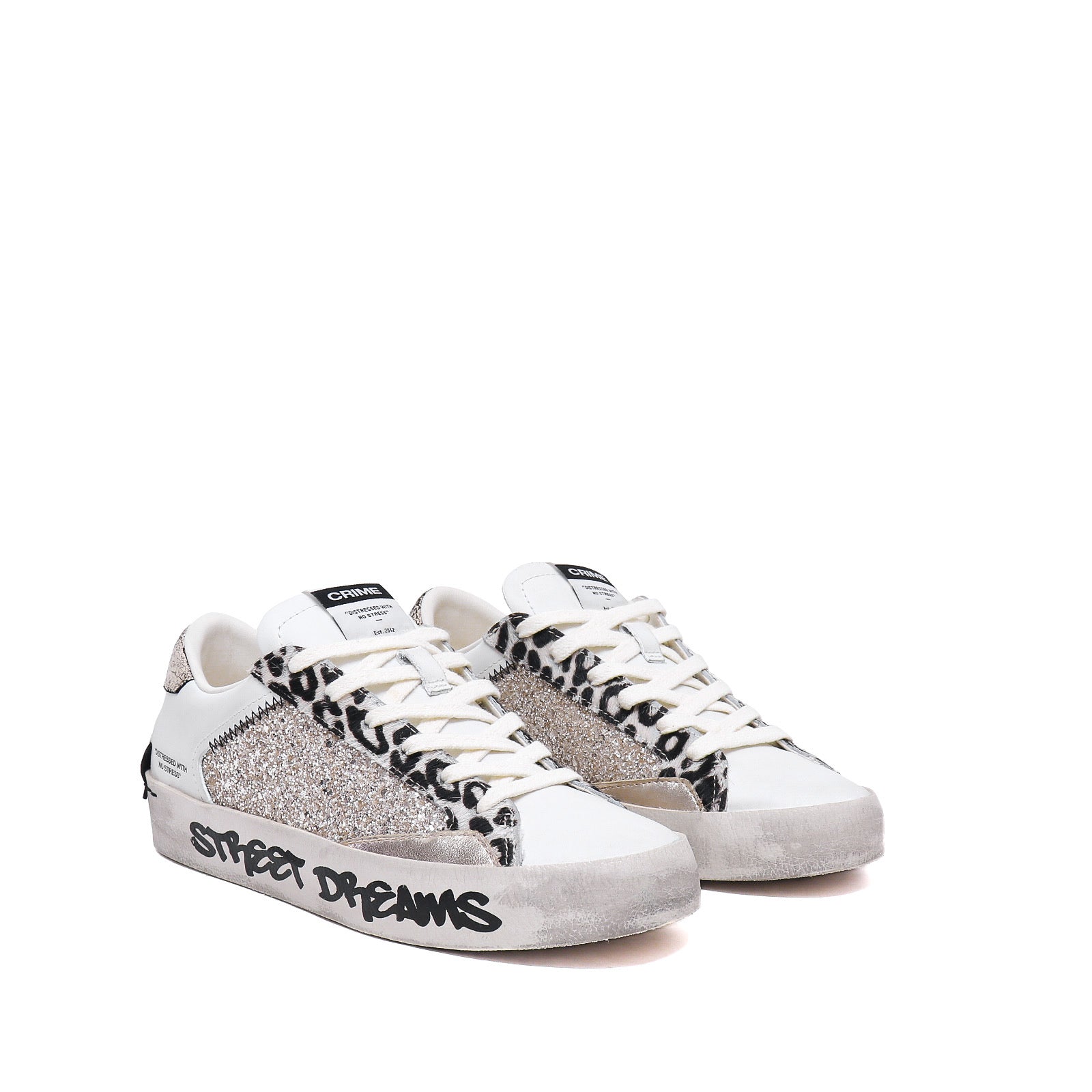 Crime London Sneaker Distressed