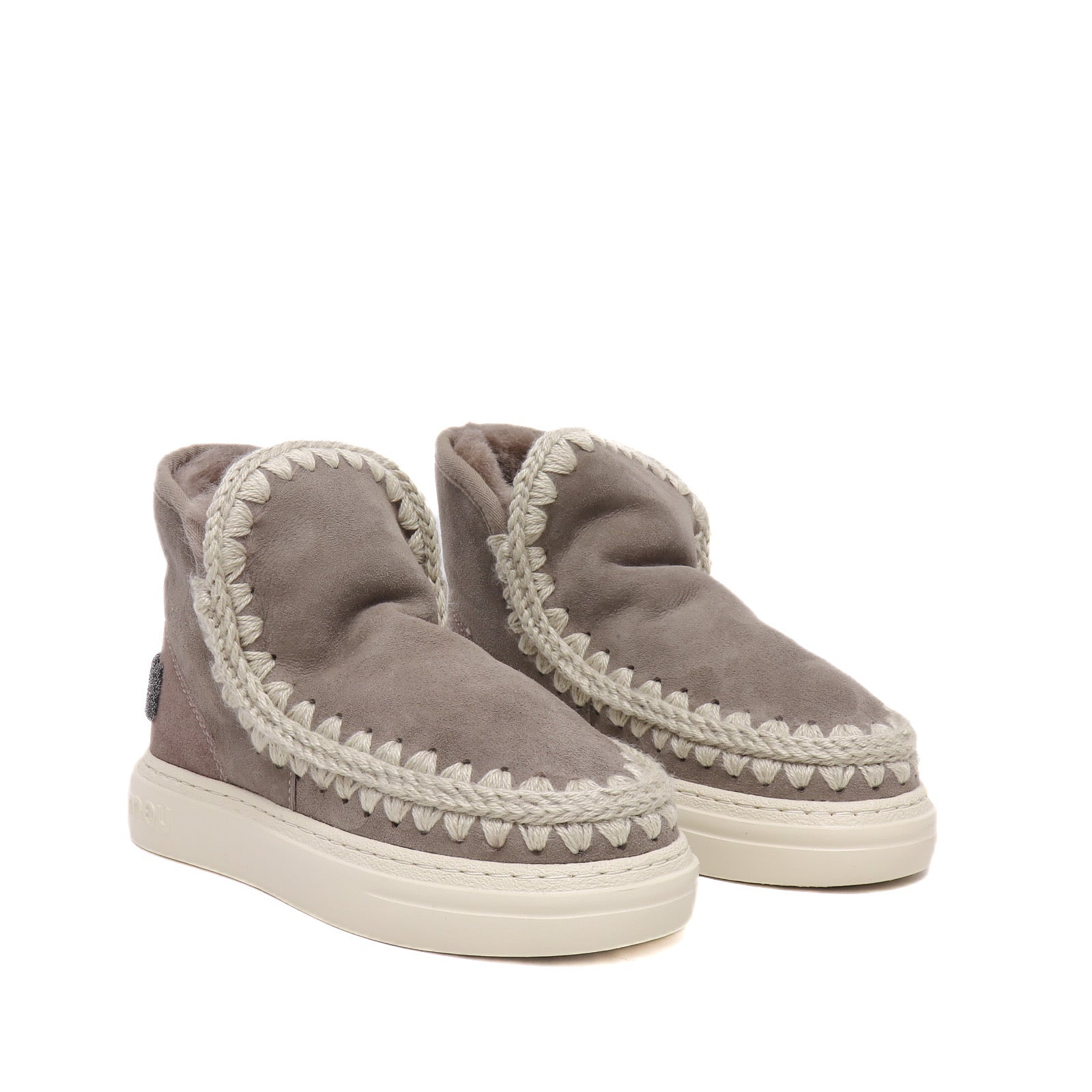 Mou Eskimo Sneaker Ankle Boot Bold Glitter Logo