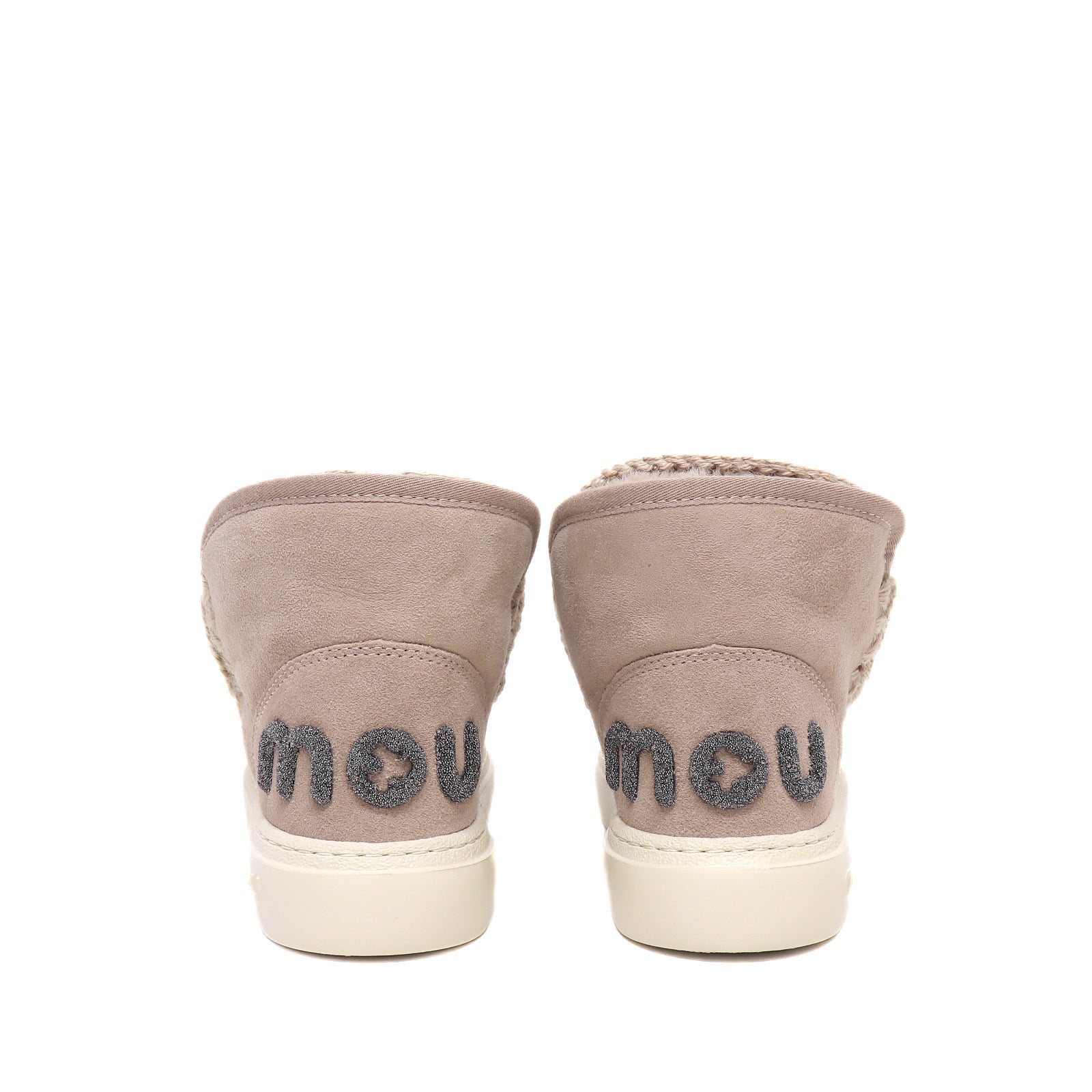 Mou Eskimo Sneaker Ankle Boot Bold Glitter Logo